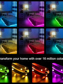 Fita de LED com controle