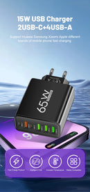 Carregador USB 65W