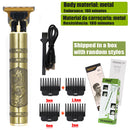 Máquina Profissional Dragão Acabamento Sem Fio Cabelo Barba Pezinho Personalizada Com Limitador de Lamina Ajustável Recarregável 4 Pentes Óleo Escovinha Kit Conjunto Aparador Acabamento
