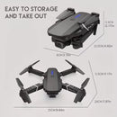 Drone E88 4K Wi-Fi FPV Dobrável com Câmera HD e Altitude Segura