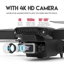 Drone E88 4K Wi-Fi FPV Dobrável com Câmera HD e Altitude Segura