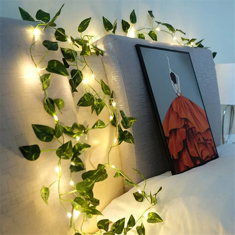 Luz artificial de videira com led