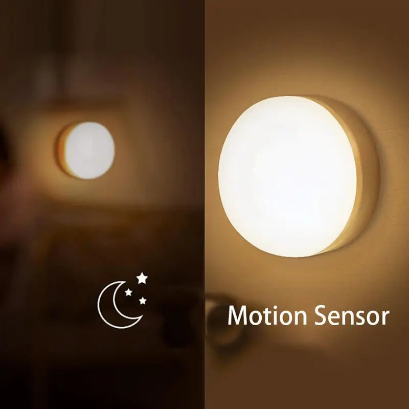 Lampada de led noturna com sensor de presença