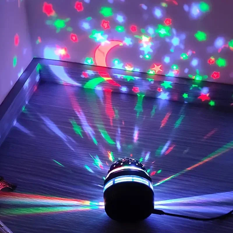 Projetor de led céu estrelado
