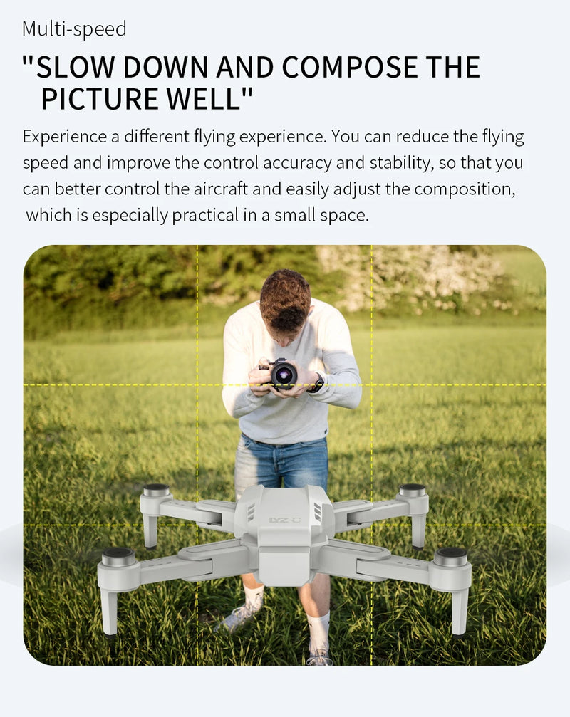 Drone profissional 4K com GPS