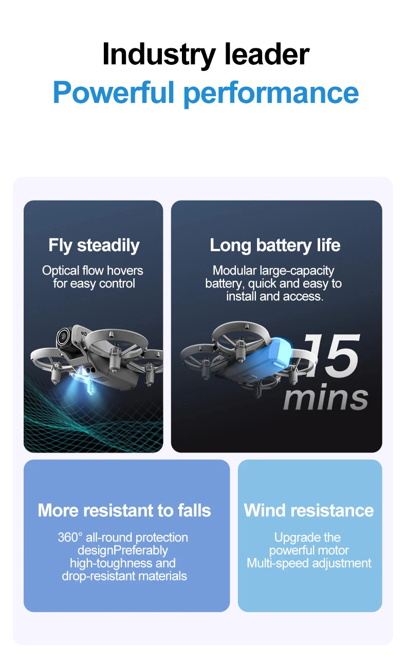 Drone GT3 MINI Original com Câmera Dupla 8K – Controle Remoto, GPS e Fotografia Aérea Profissional