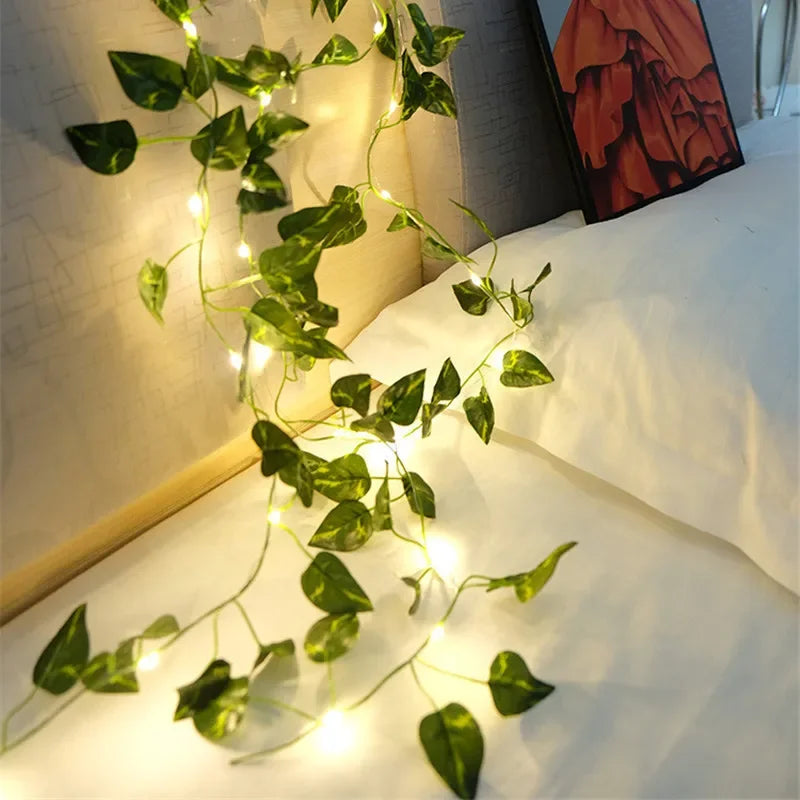 Luz artificial de videira com led