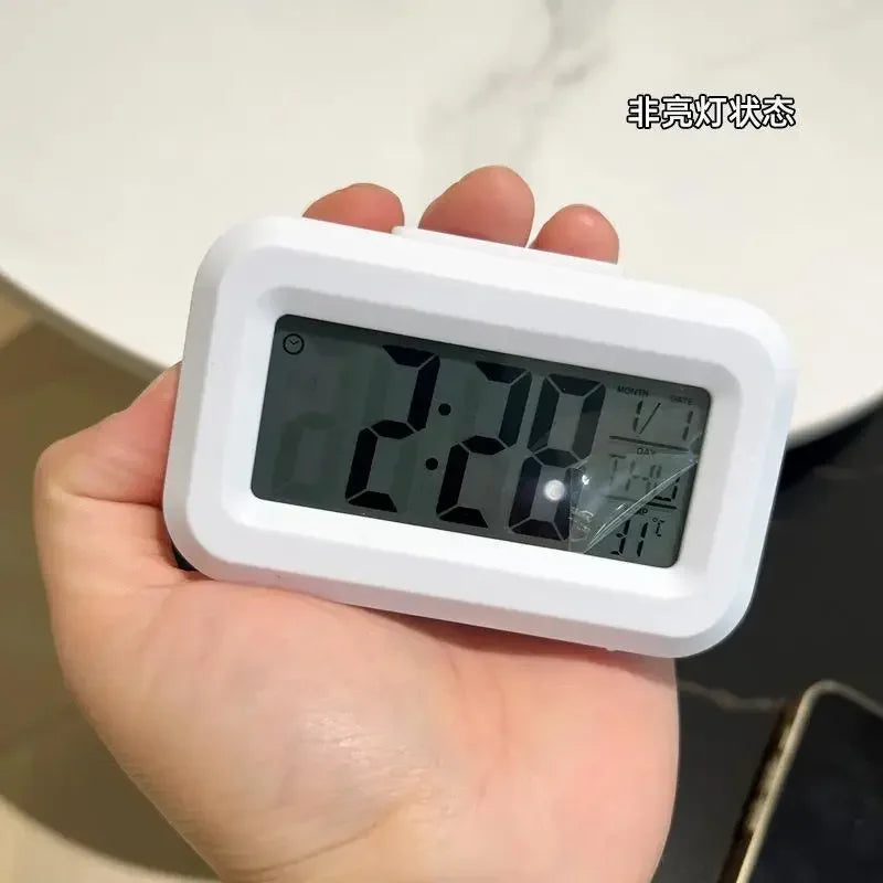 Relógio de Mesa Digital Inteligente com Sensor de Temperatura