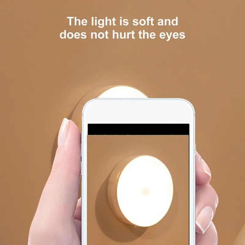 Lampada de led noturna com sensor de presença
