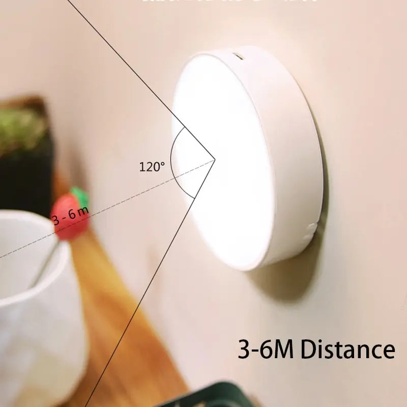 Lampada de led noturna com sensor de presença