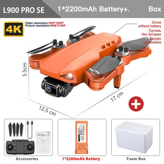 Drone profissional 4K com GPS
