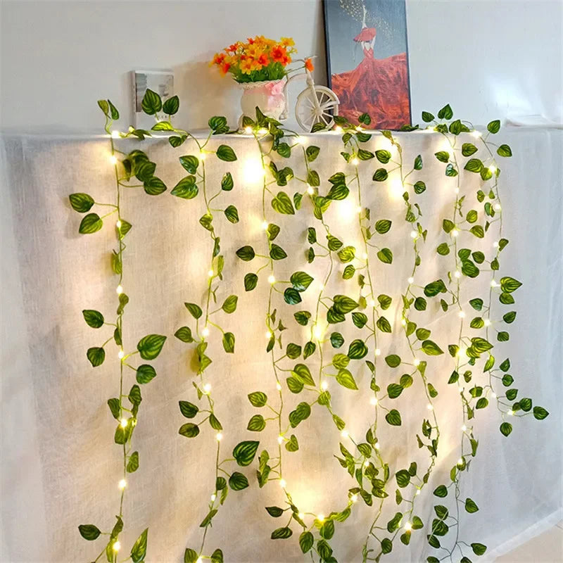 Luz artificial de videira com led