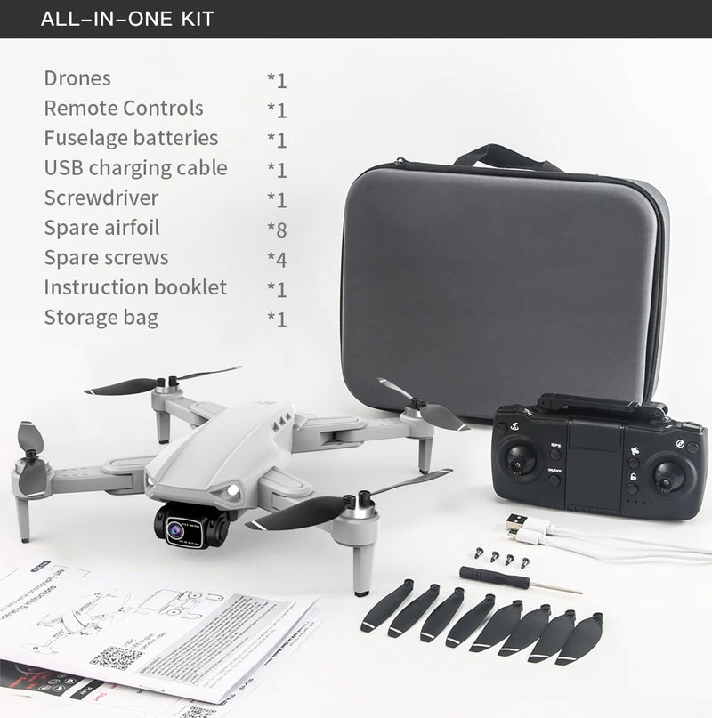 Drone profissional 4K com GPS