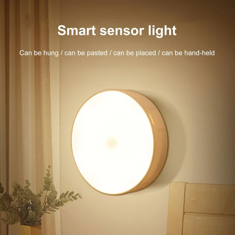 Lampada de led noturna com sensor de presença