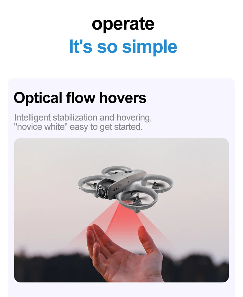 Drone GT3 MINI Original com Câmera Dupla 8K – Controle Remoto, GPS e Fotografia Aérea Profissional