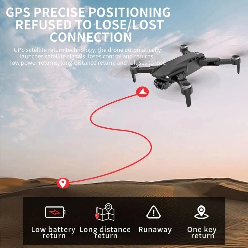 Drone profissional 4K com GPS