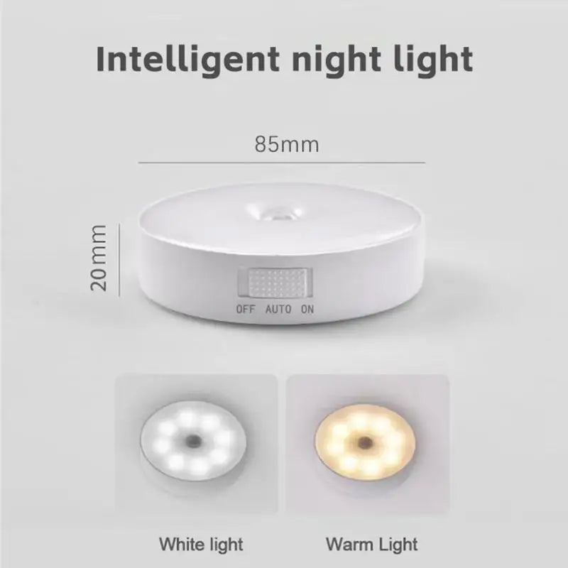 Lampada de led noturna com sensor de presença
