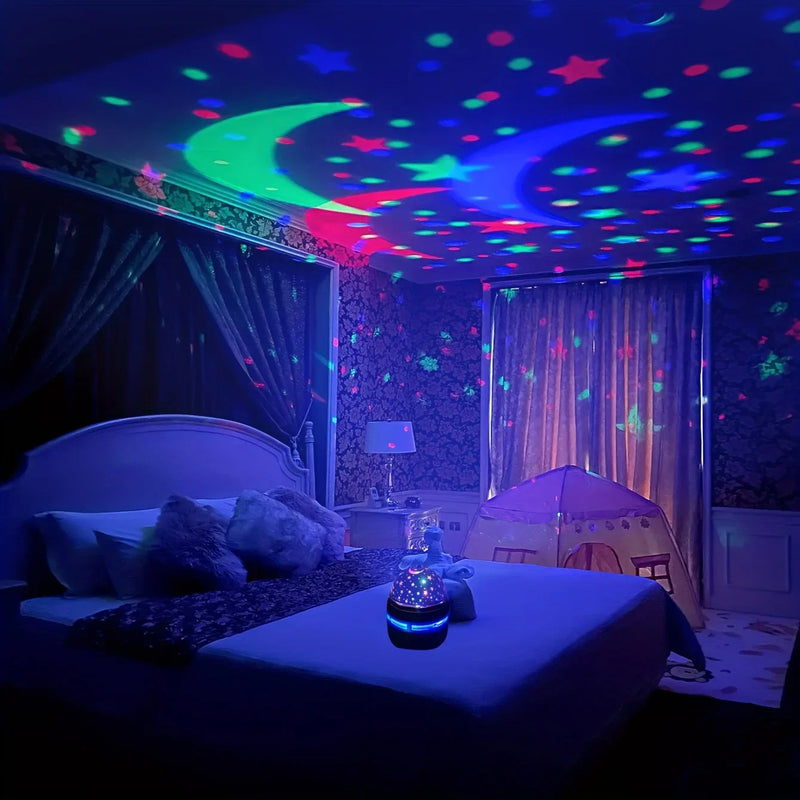 Projetor de led céu estrelado