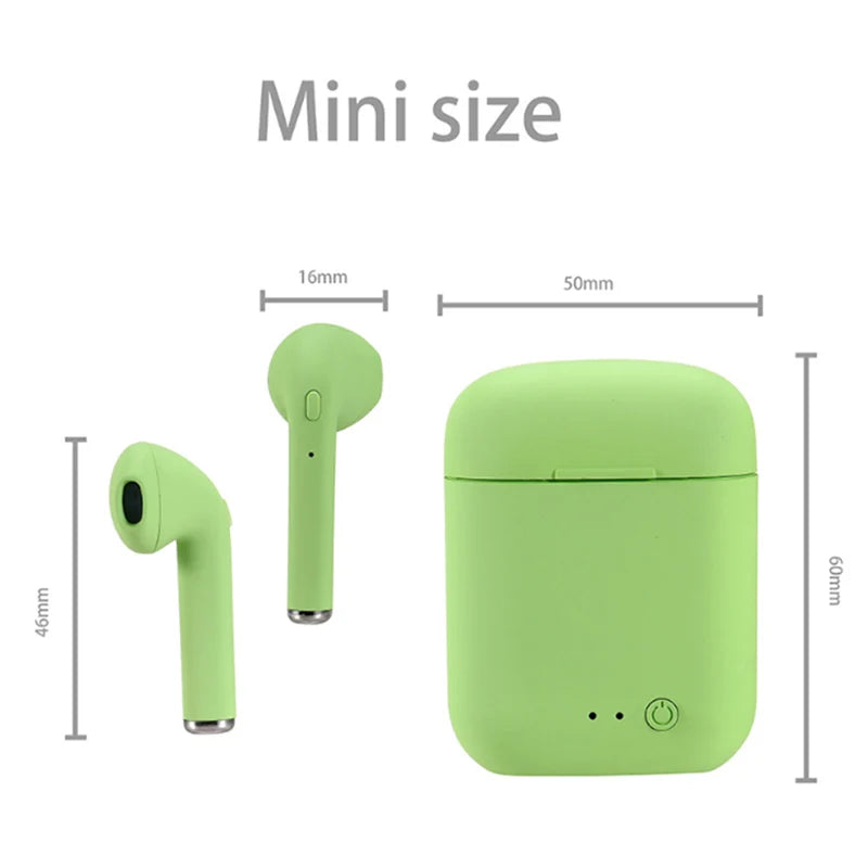 Fone Bluetooth I12 Macaron – Esportivo, Binaural e Sem Fio com Bluetooth 5.0