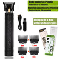 Máquina Profissional Dragão Acabamento Sem Fio Cabelo Barba Pezinho Personalizada Com Limitador de Lamina Ajustável Recarregável 4 Pentes Óleo Escovinha Kit Conjunto Aparador Acabamento