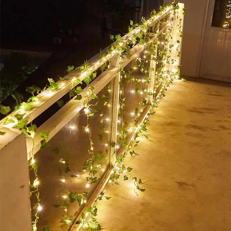 Luz artificial de videira com led