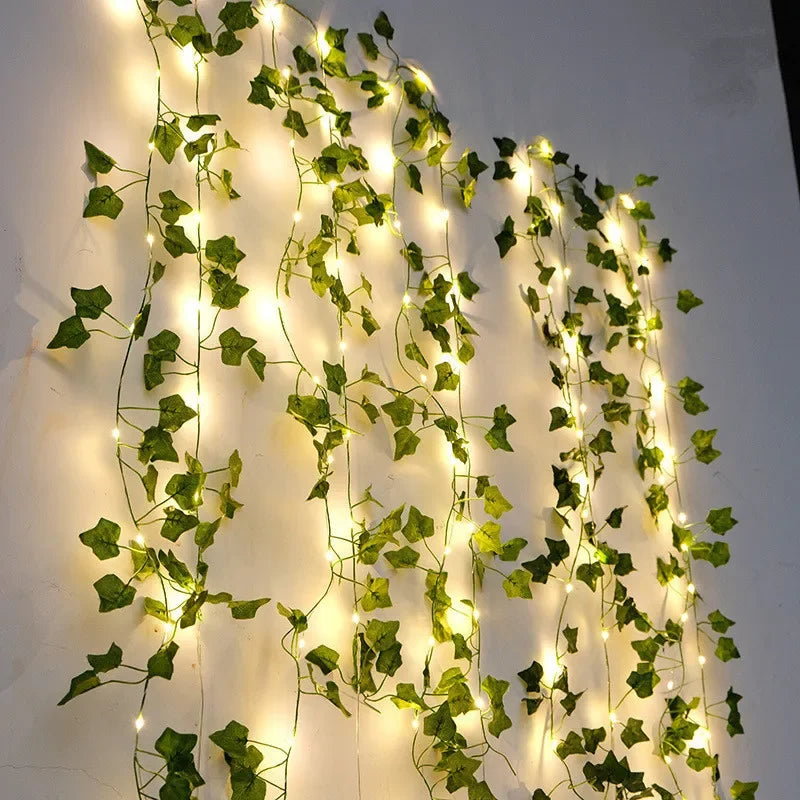 Luz artificial de videira com led