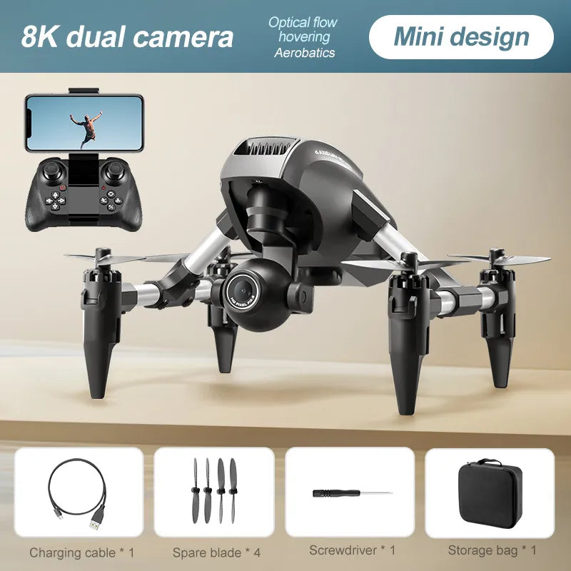 Drone 4DRC V42 Mini – Profissional com Câmera Dupla 8K HD, FPV e Wi-Fi