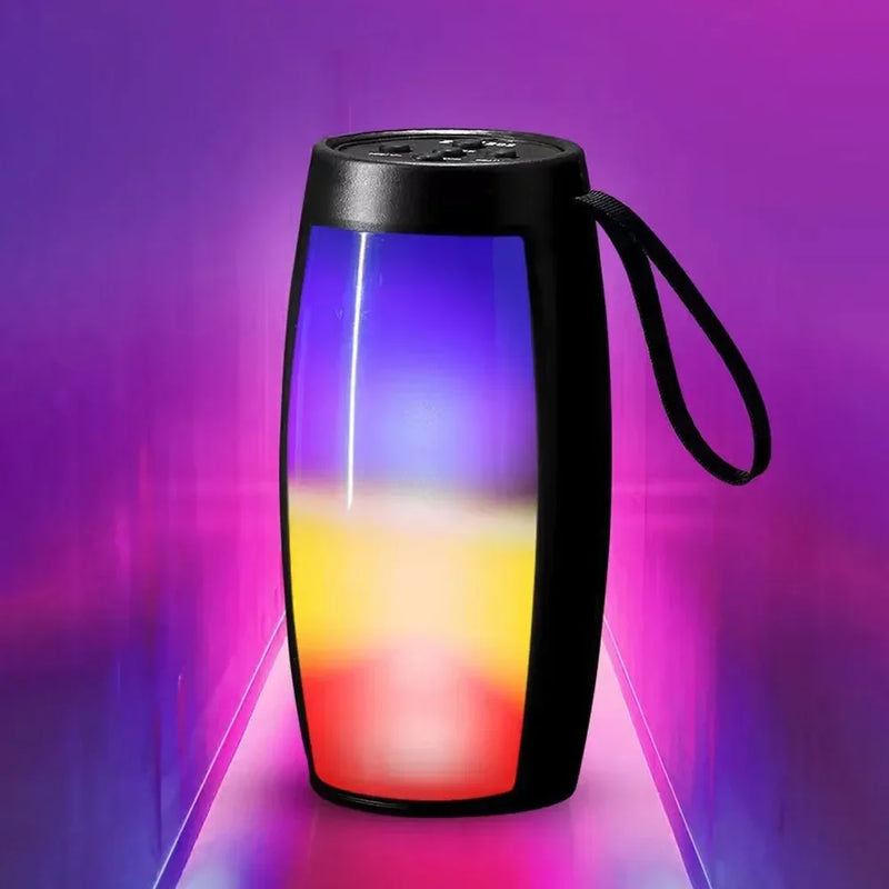 Alto-Falante Sem Fio , Rádio FM SUPER BASS BLUETOOTH Com Luzes LED Arco-Íris