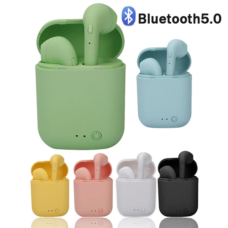 Fone Bluetooth I12 Macaron – Esportivo, Binaural e Sem Fio com Bluetooth 5.0
