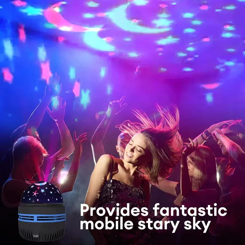 Projetor de led céu estrelado