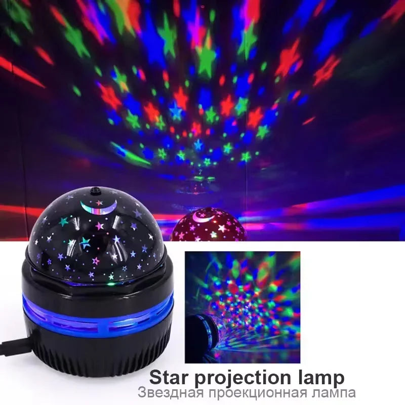 Projetor de led céu estrelado