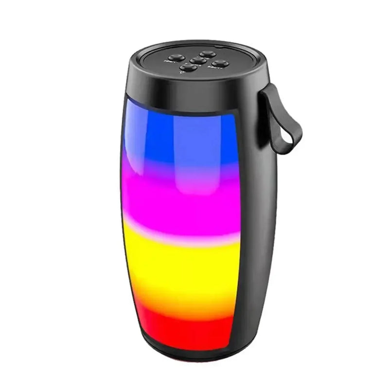 Alto-Falante Sem Fio , Rádio FM SUPER BASS BLUETOOTH Com Luzes LED Arco-Íris
